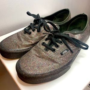 Black Glitter - Vans Authentic